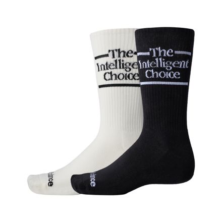 Intelligent Choice Crew Socks 2 Pack, ASSORTED 1 COLORS, LAS51172AS1