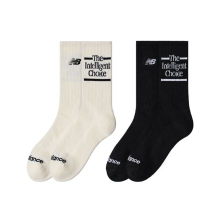 Intelligent Choice Crew Socks 2 Pack, ASSORTED 1 COLORS, LAS51172AS1