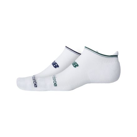 Run Repreve No Show Tab 2 Pack, WHITE, LAS51202WT