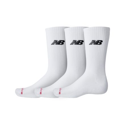 Everyday Crew 3 Pairs, WHITE, LAS51293WT
