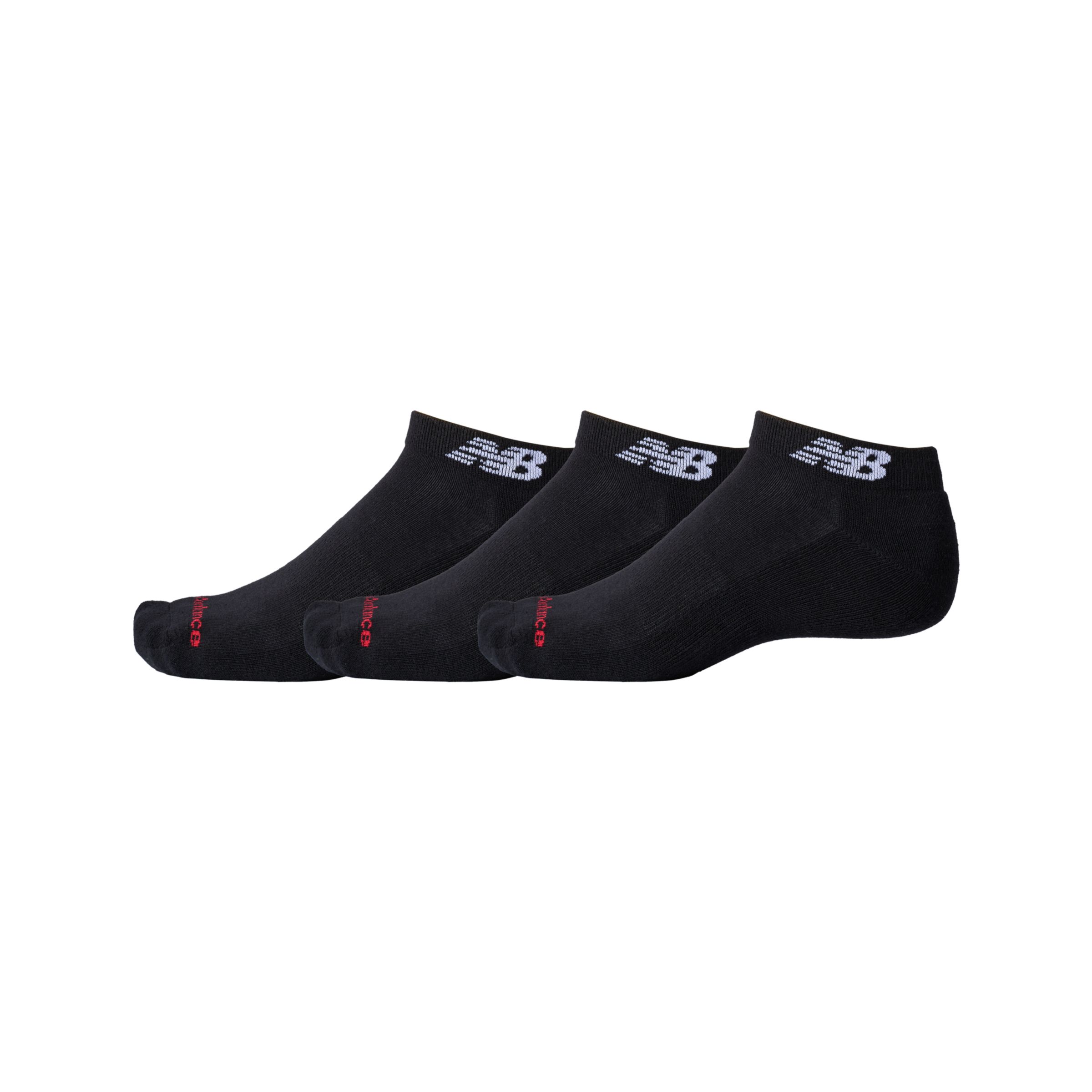 New Balance Everyday Lowcut 3 Pairs, LAS51333BK