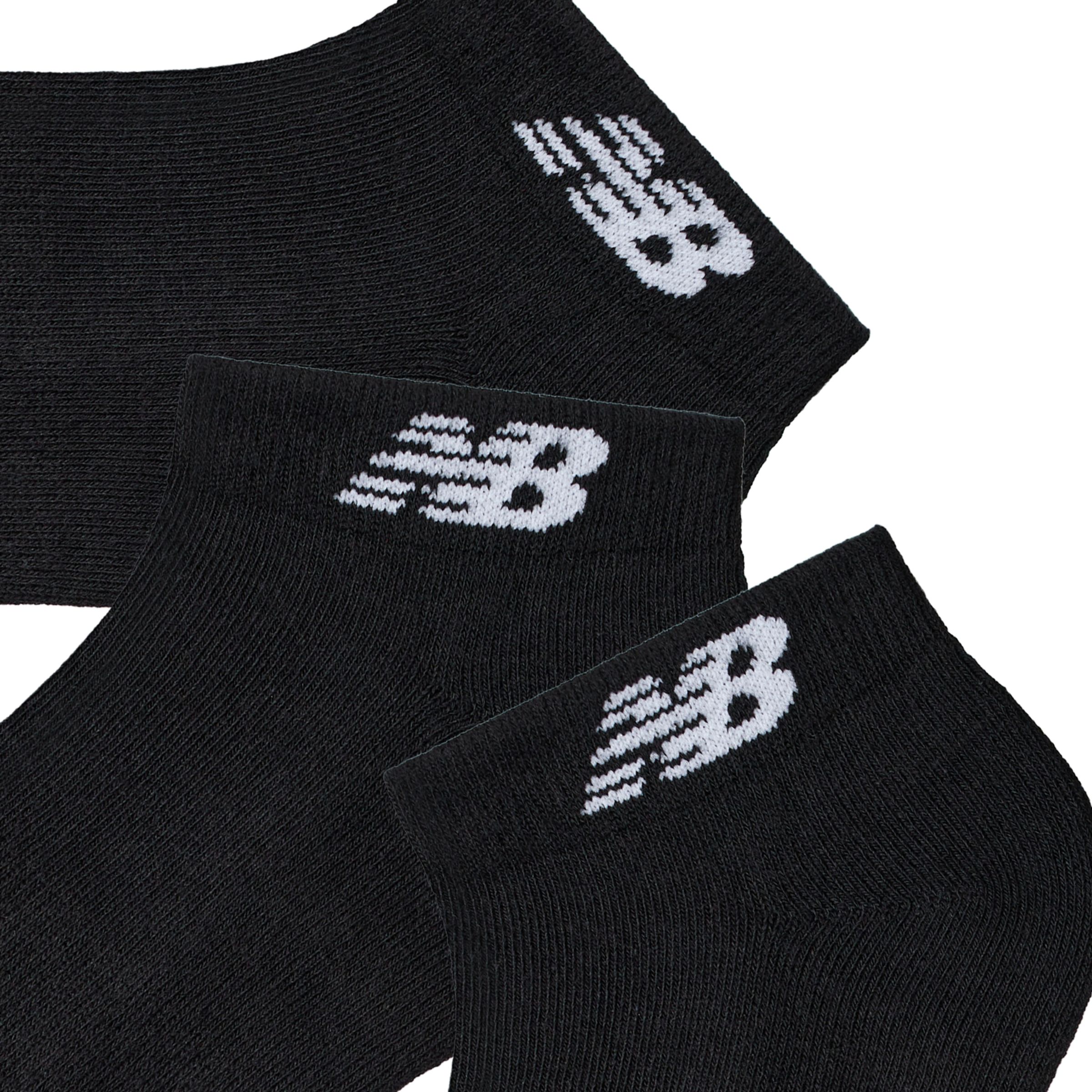 New Balance Everyday Lowcut 3 Pairs, LAS51333BK