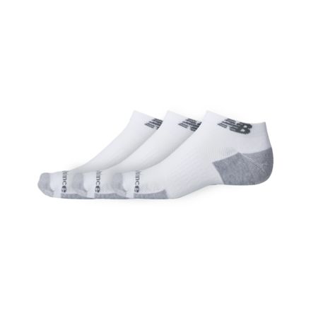 Performance Cushioned Lowcut 3 Pack, WHITE, LAS51363WT