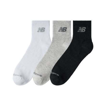 Performance Basic Ankle 3 Pack, WHITE, LAS51413WM