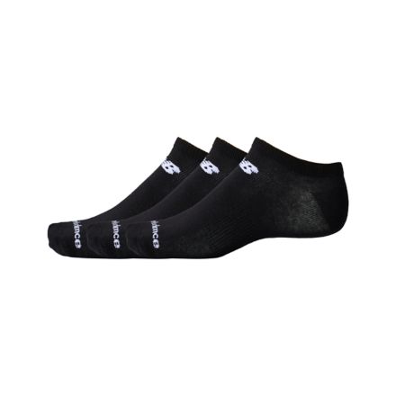 Lightweight No Show Socks 3 Pack, أسود, LAS51473BK