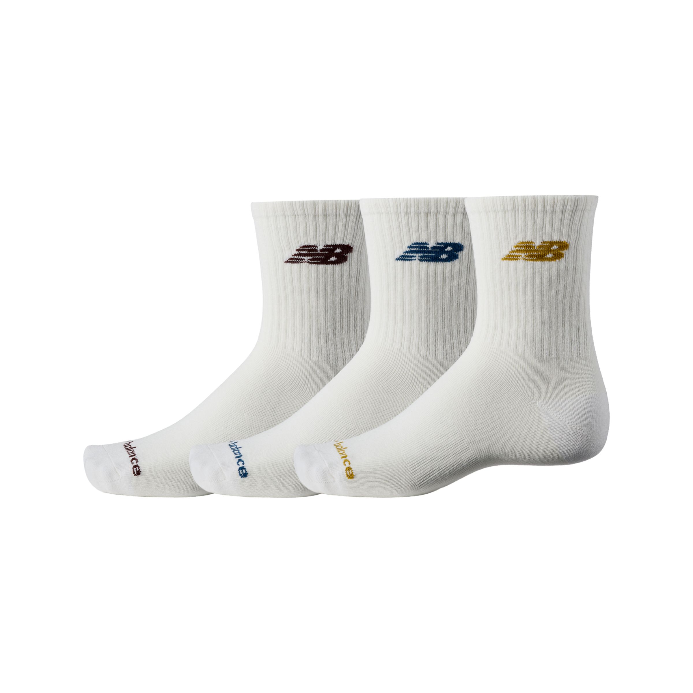 New Balance Lightweight Quarter Socks 3 Pack, LAS51493AGA