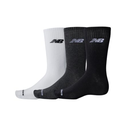 Lightweight Crew Socks 3 Pack, أسود, LAS51503WM