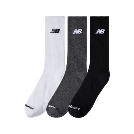 Lightweight Crew Socks 3 Pack, أسود, LAS51503WM