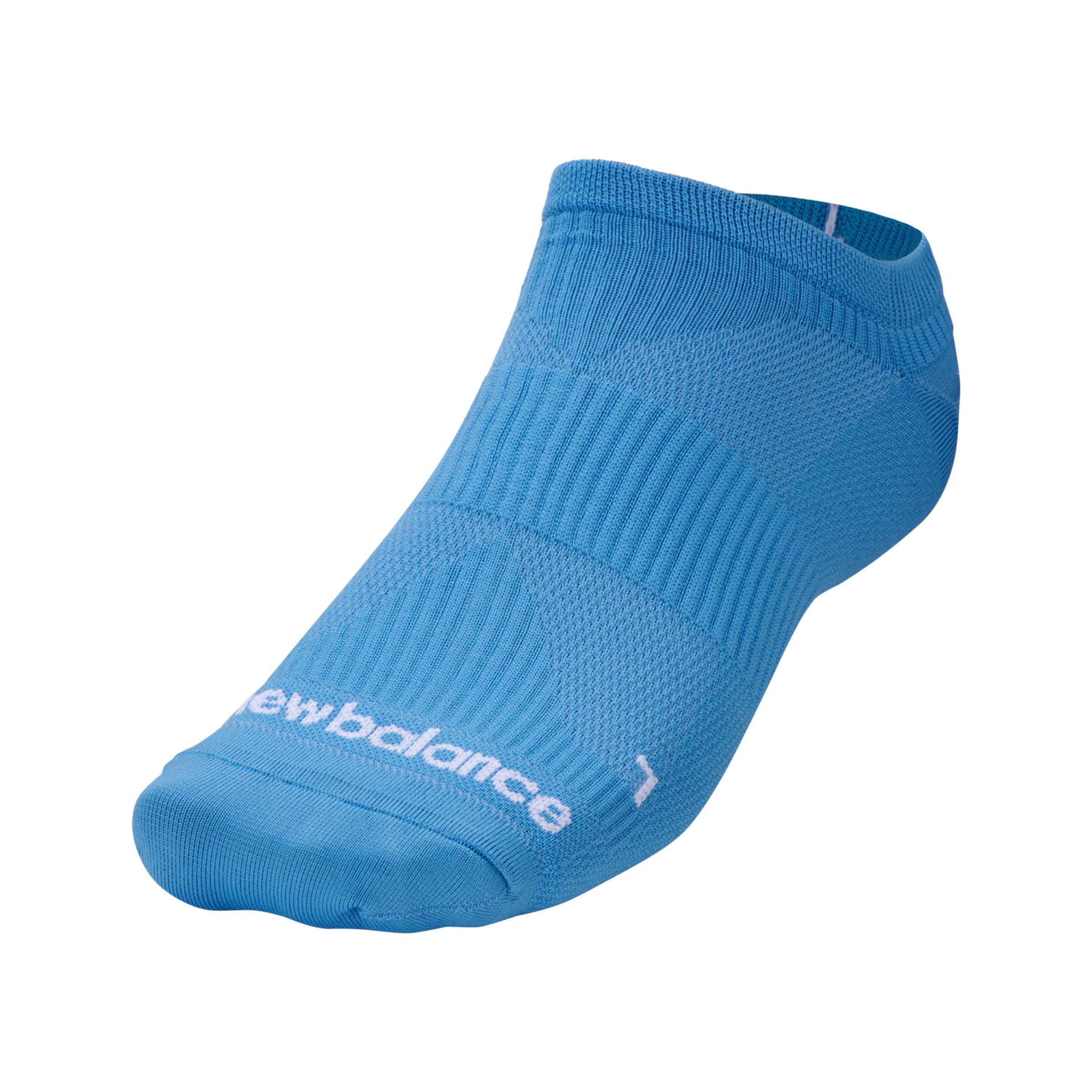 

New Balance Unisex Run Flat Knit No Show Sock 1 Pair Blue - Blue