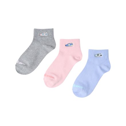 Junior 3P Socks Girls, ASSORTED 1 COLORS, LAS55654AS1