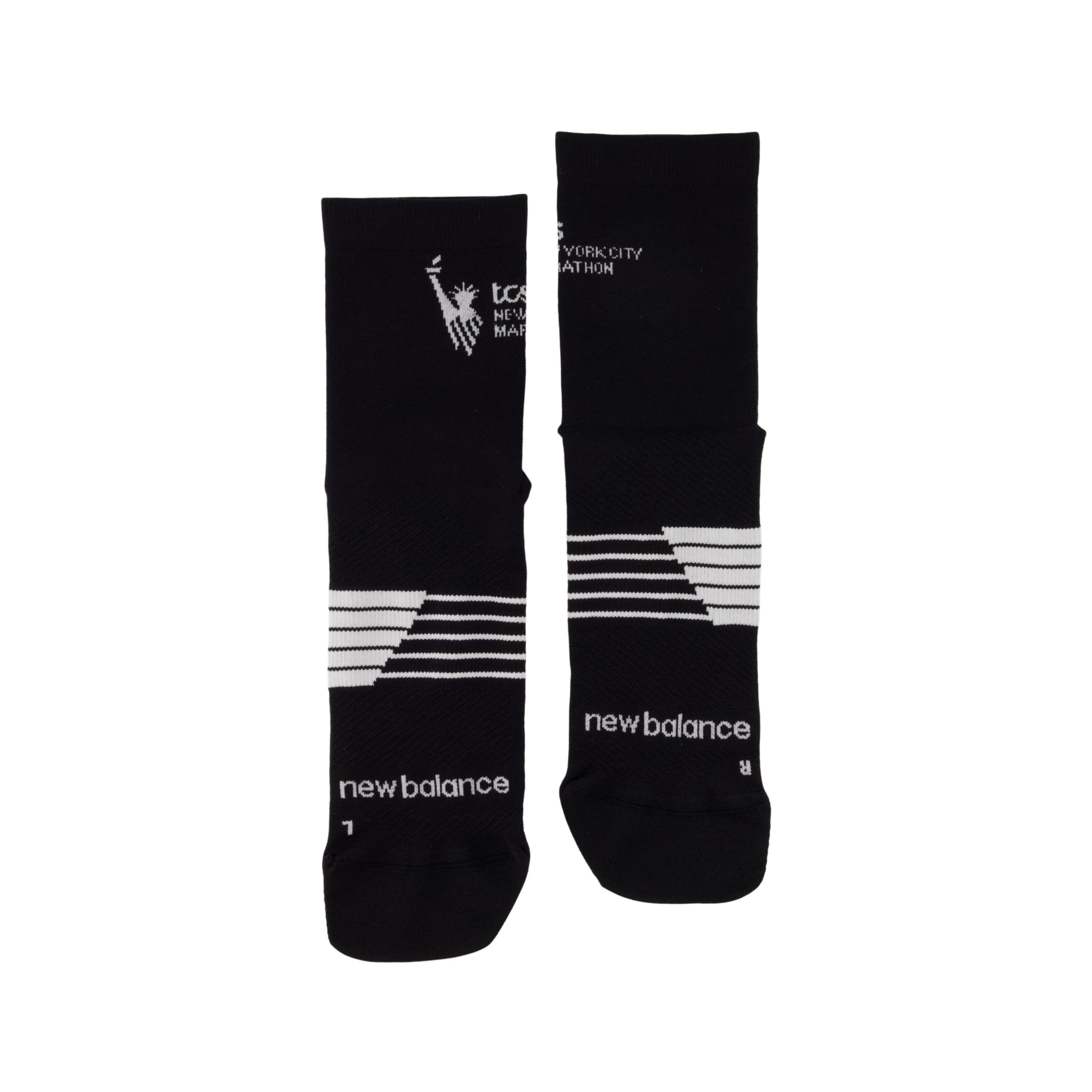 New Balance Unisex Nyc Quarter Sock In Black