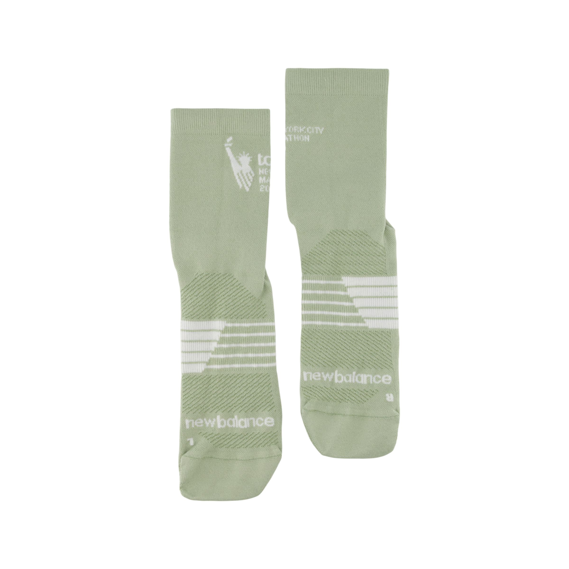 New Balance Unisex Nyc Quarter Sock In Green