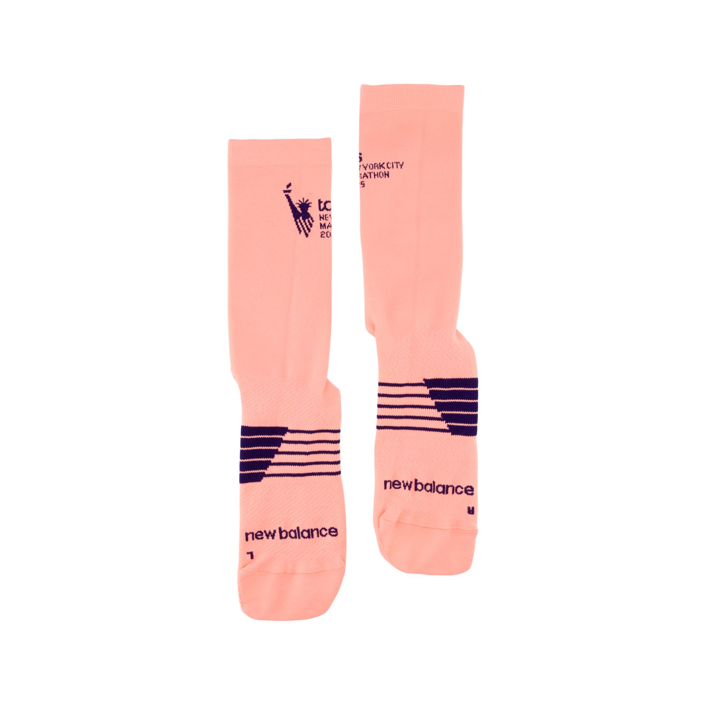 New Balance Unisex Nyc Quarter Sock In Pink