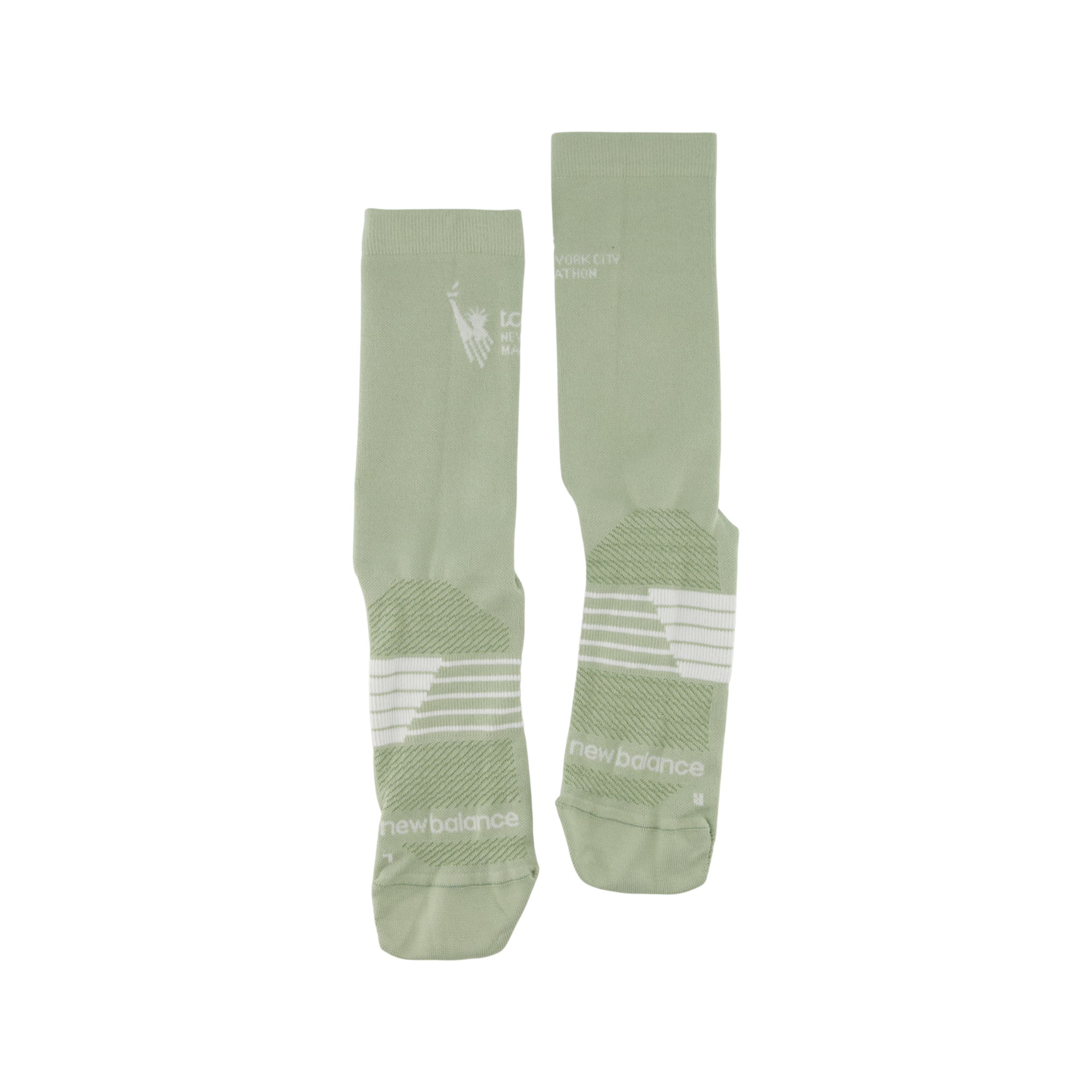 New Balance Unisex Nyc Crew Sock In Green