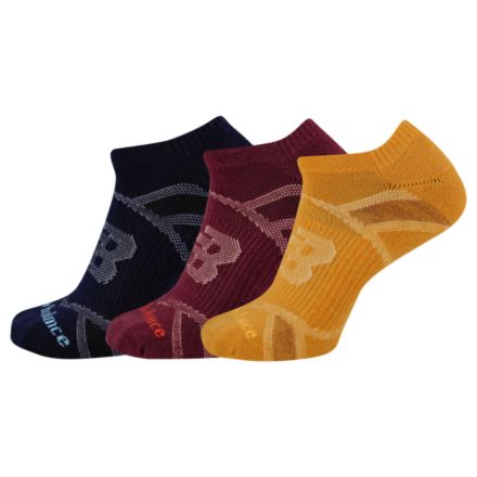 NB Performance No Show Socks 3 Pack, LAS61123AS1