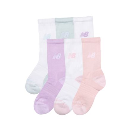 Youth Active Crew Socks 6 Pack