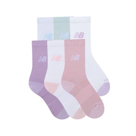 Youth Active Crew Socks 6 Pack