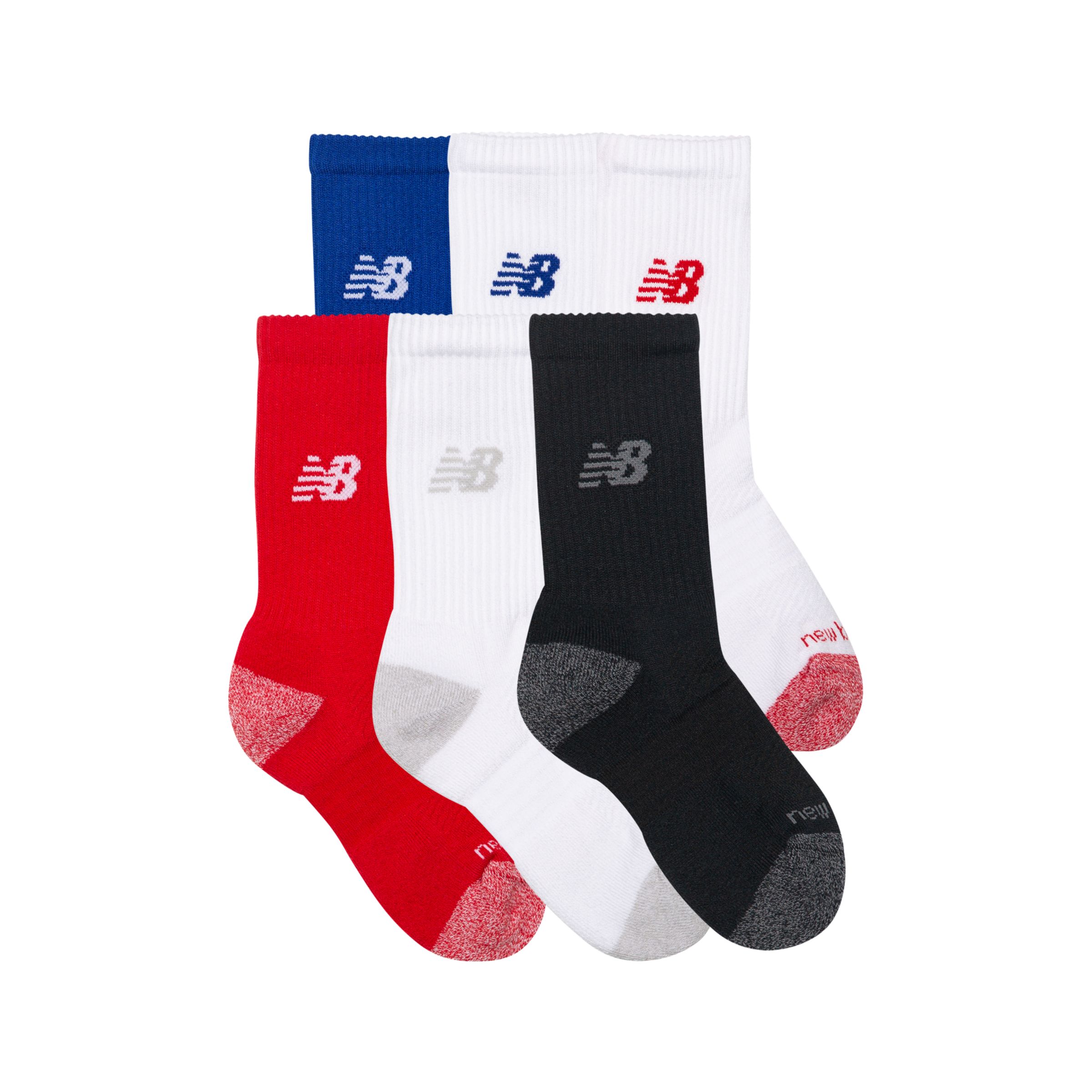 Youth Active Crew Socks 6 Pack