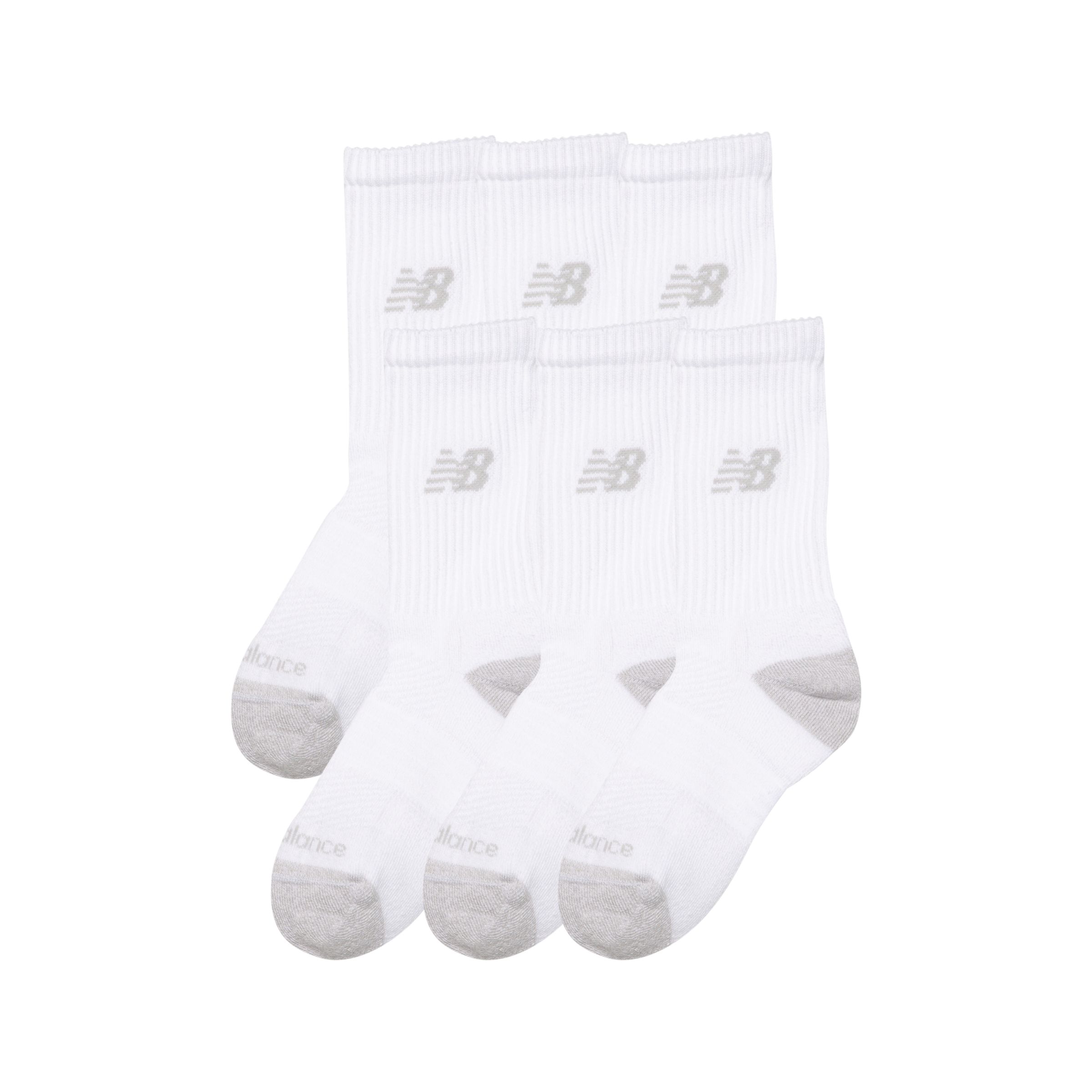 Youth Active Crew Socks 6 Pack
