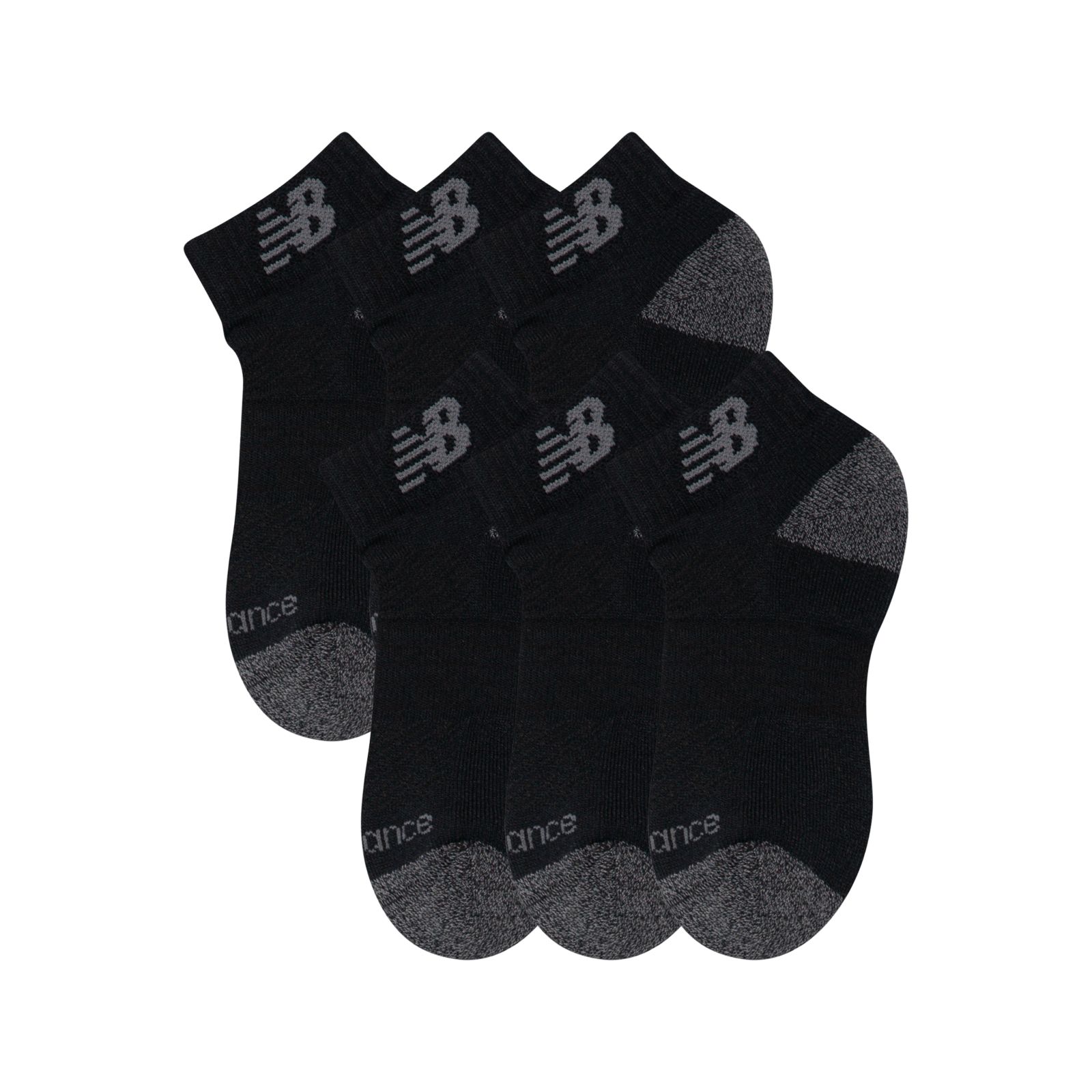 Детские носки New Balance Youth Active Low Cut Socks 6 Pack — фото 2