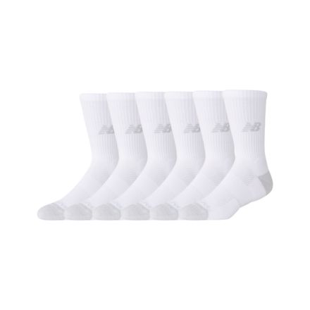 Active Crew Socks 6 Pack