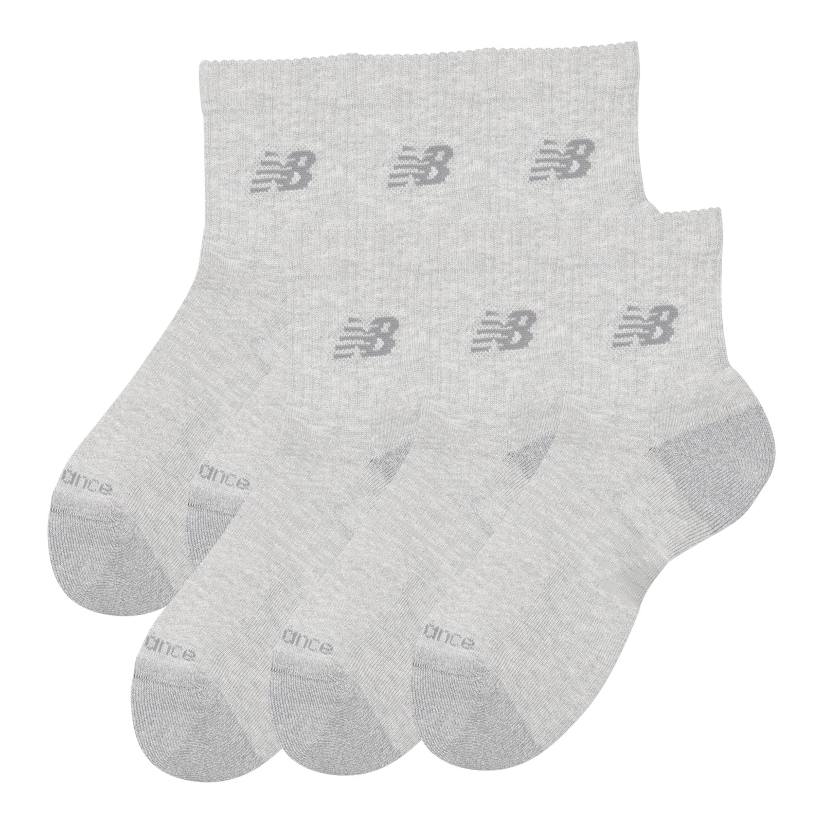 Мужские носки New Balance Active QTR Socks 6 Pack — фото 2