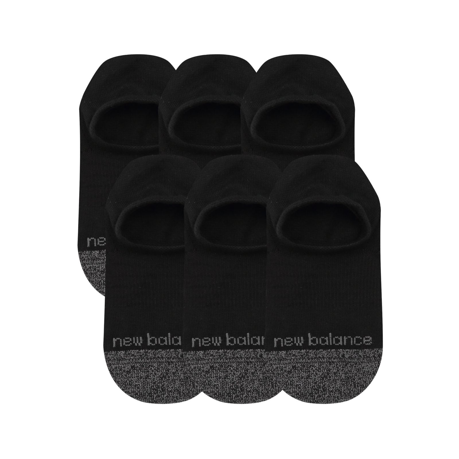 Мужские носки New Balance Active Invisible No Show Socks 6 Pack — фото 2