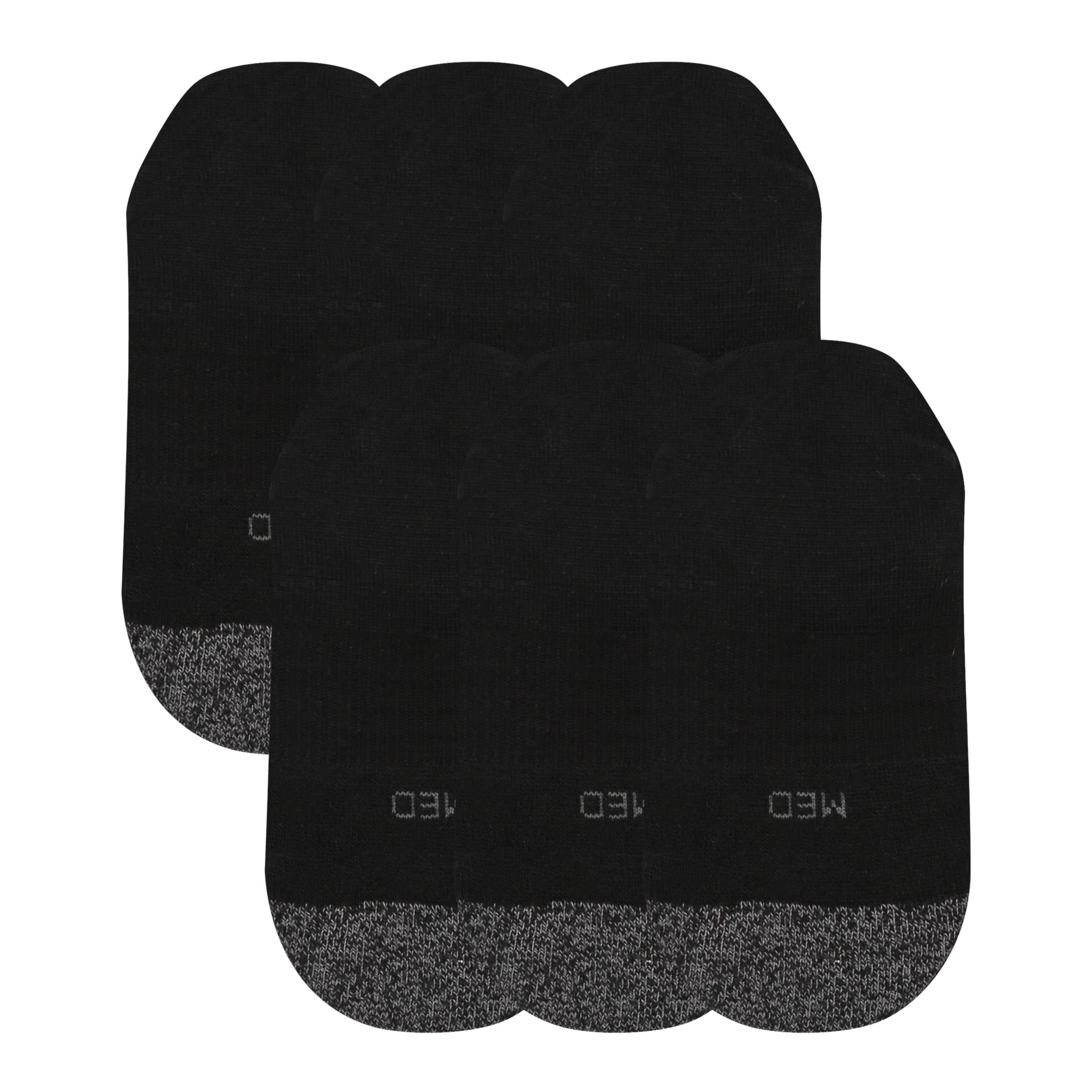 Active Invisible No Show Socks 6 Pack