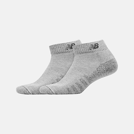 New Balance Coolmax Low Cut Socks 2 Pack, LAS70272GRY image number null