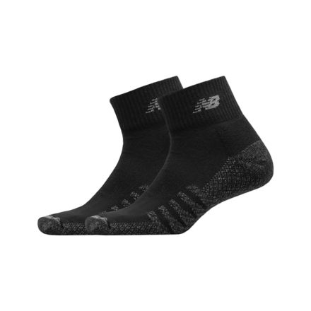 New balance 2025 quarter socks black