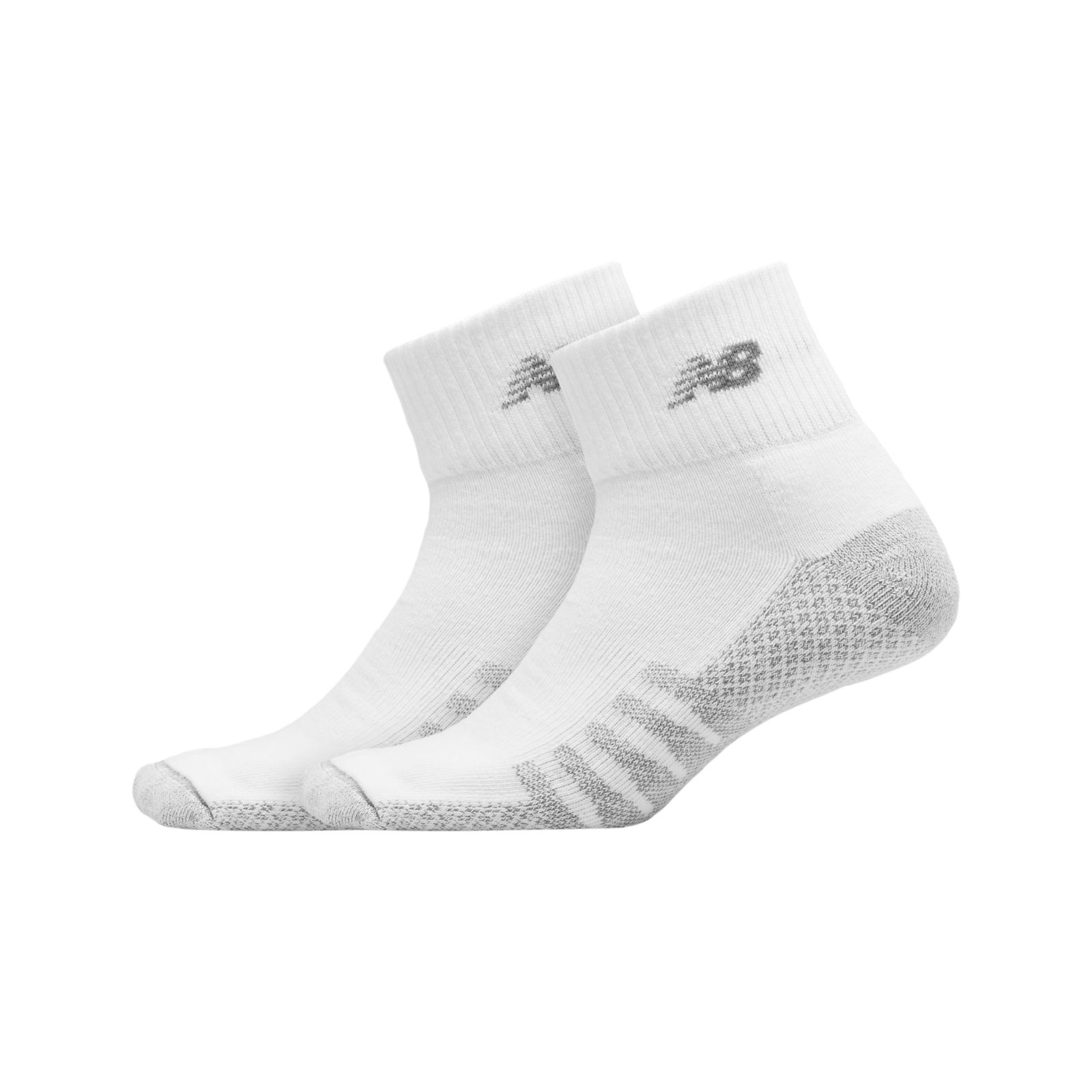 Coolmax Quarter Socks 2 Pack - New Balance