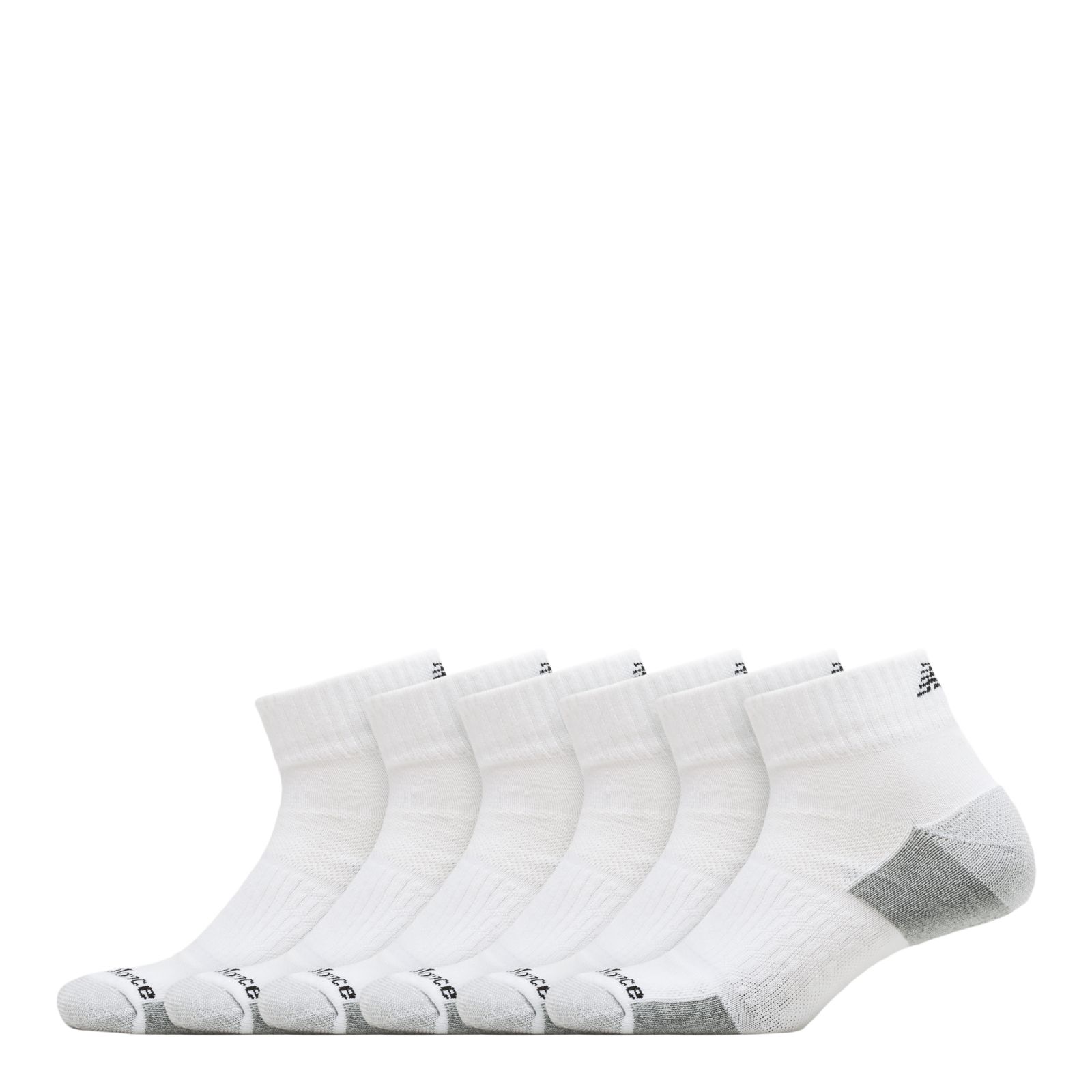 Cushioned Ankle Socks 6 Pack - New Balance