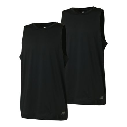 Mens Performance Sleeveless Undershirt 2 Pack