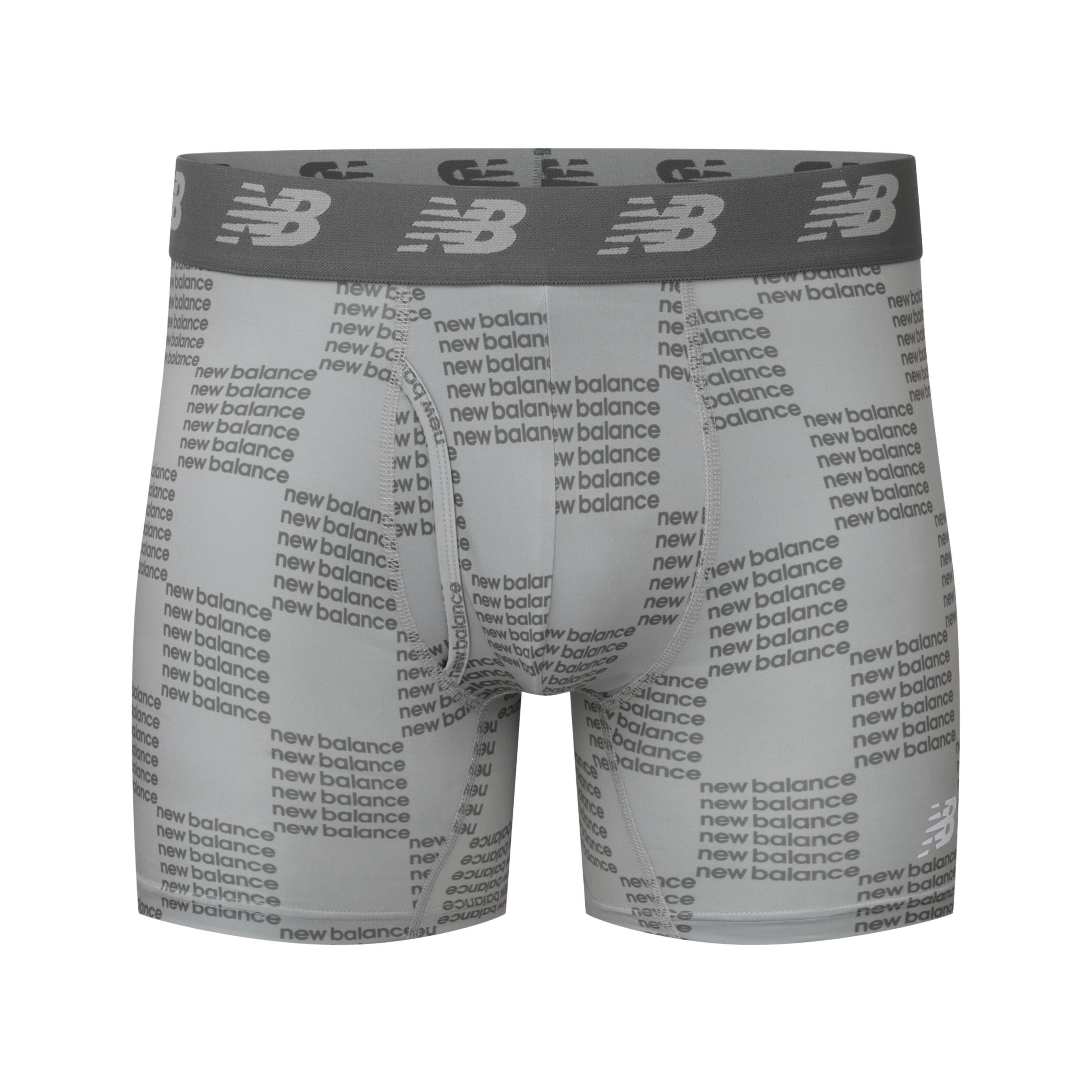 Mens Premium 6 Inch Boxer Brief with Fly 3 Pack