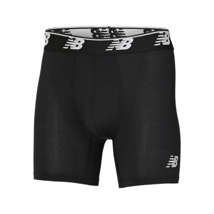 Mens Mesh 5 Inch Boxer Brief No Fly 3 Pack, NB NAVY, LAU13015BKK