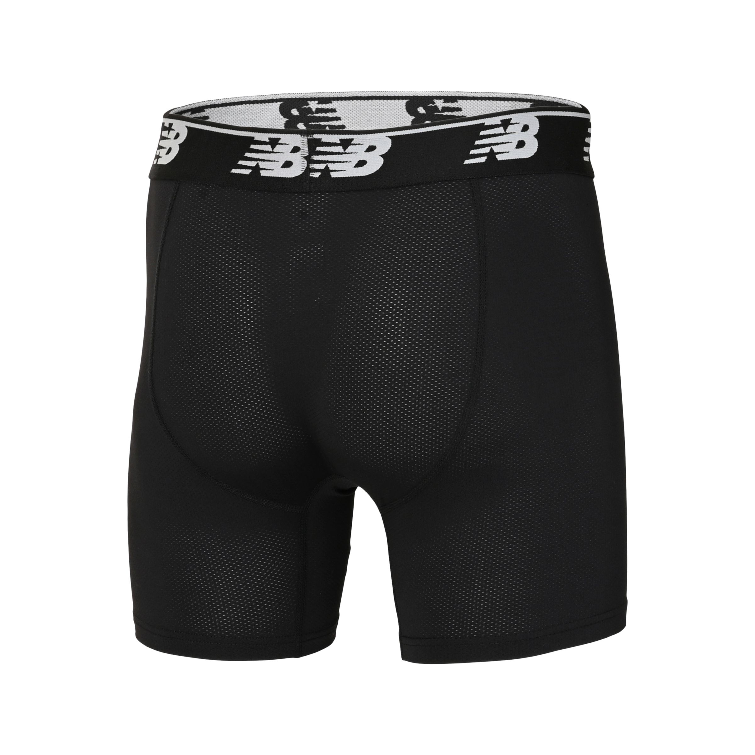Mens Mesh 5 Inch Boxer Brief No Fly 3 Pack