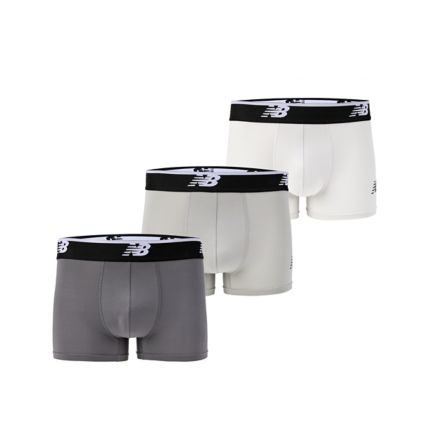 Mens Mesh 3 Inch Boxer Brief No Fly 3 Packs, BLACK, LAU13048AS4