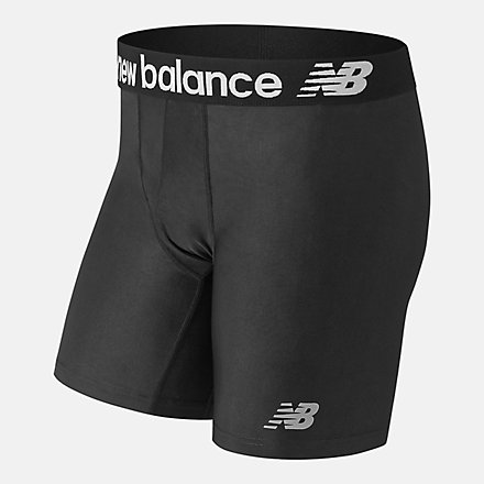 New Balance Ultra Soft Performance 6 Boxer Briefs With No Fly in Black/Black/Black Mens Underwear New Balance Underwear Save 51% Black for Men 