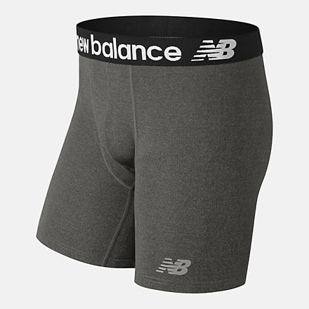 New Balance Mens 6 Inch Ultra  Boxer Brief, LAU13103HGR image number null