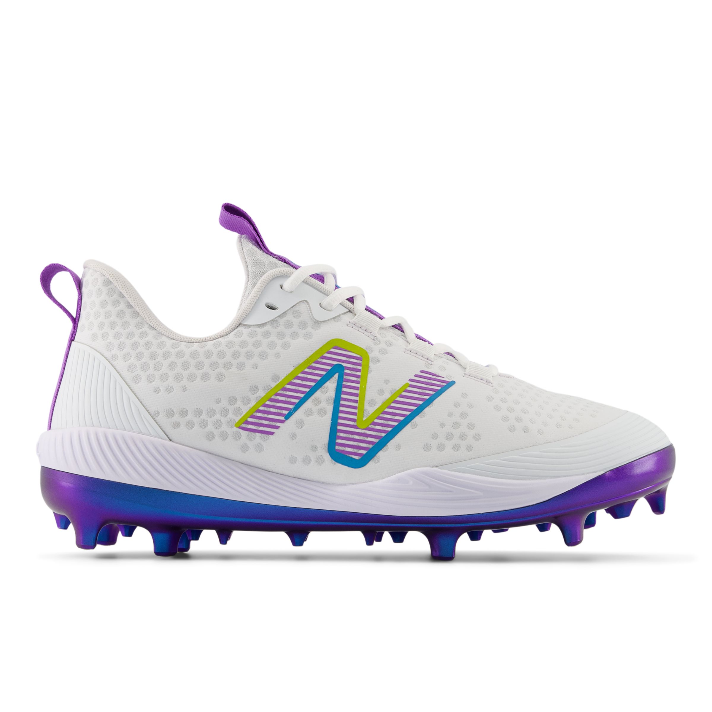 purple new balance cleats