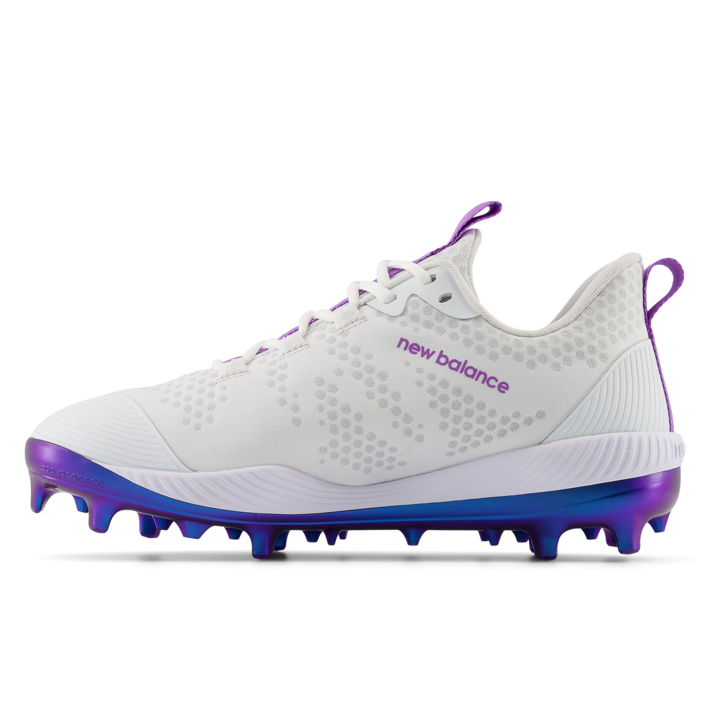 purple new balance cleats