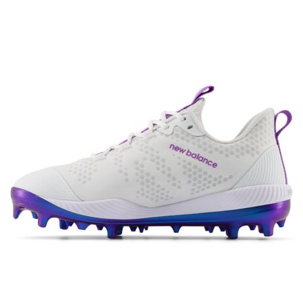 New balance clearance purple baseball cleats