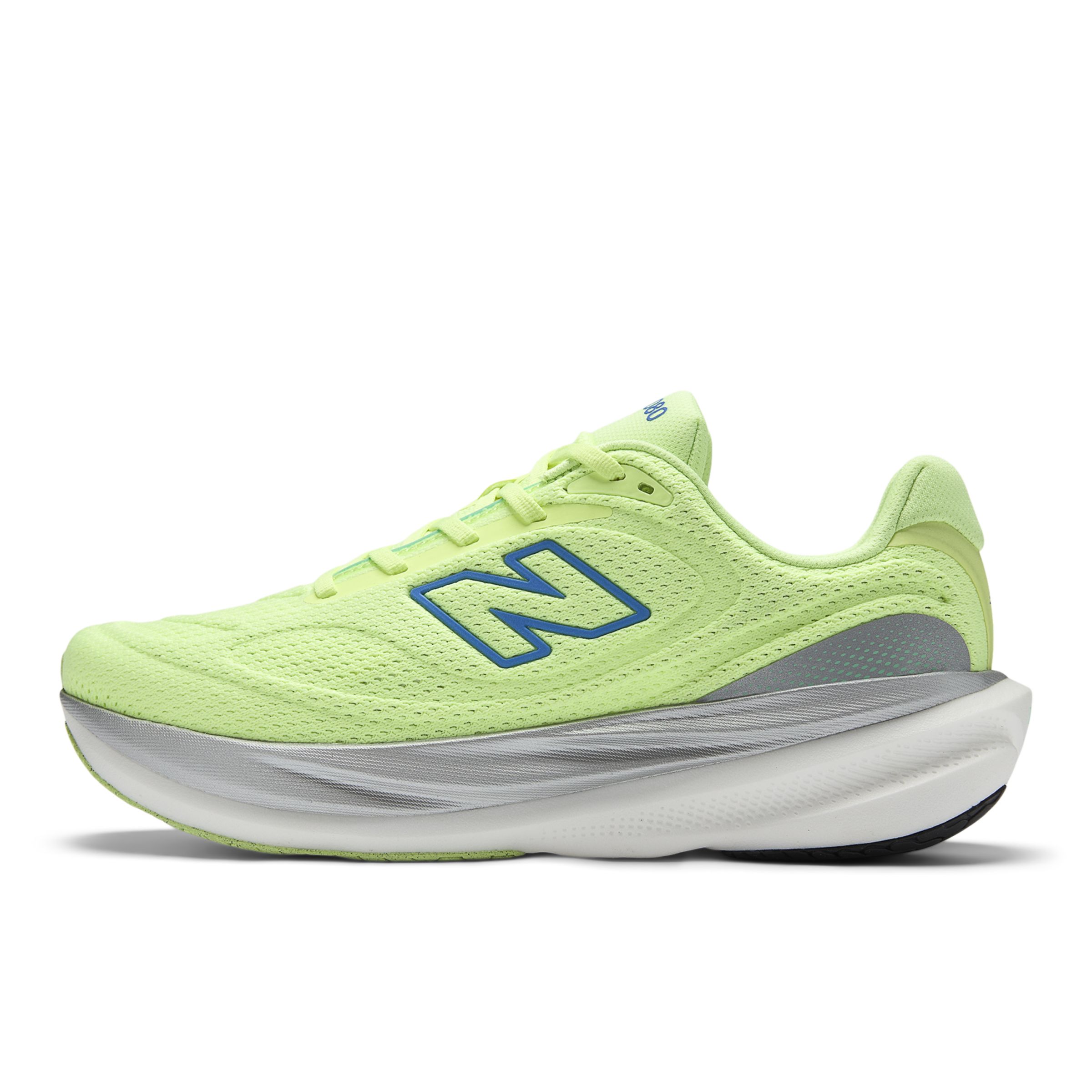 New Balance Men's 1080v15 in Green/Blue/Grey Synthetic, size 9.5 X-Wide