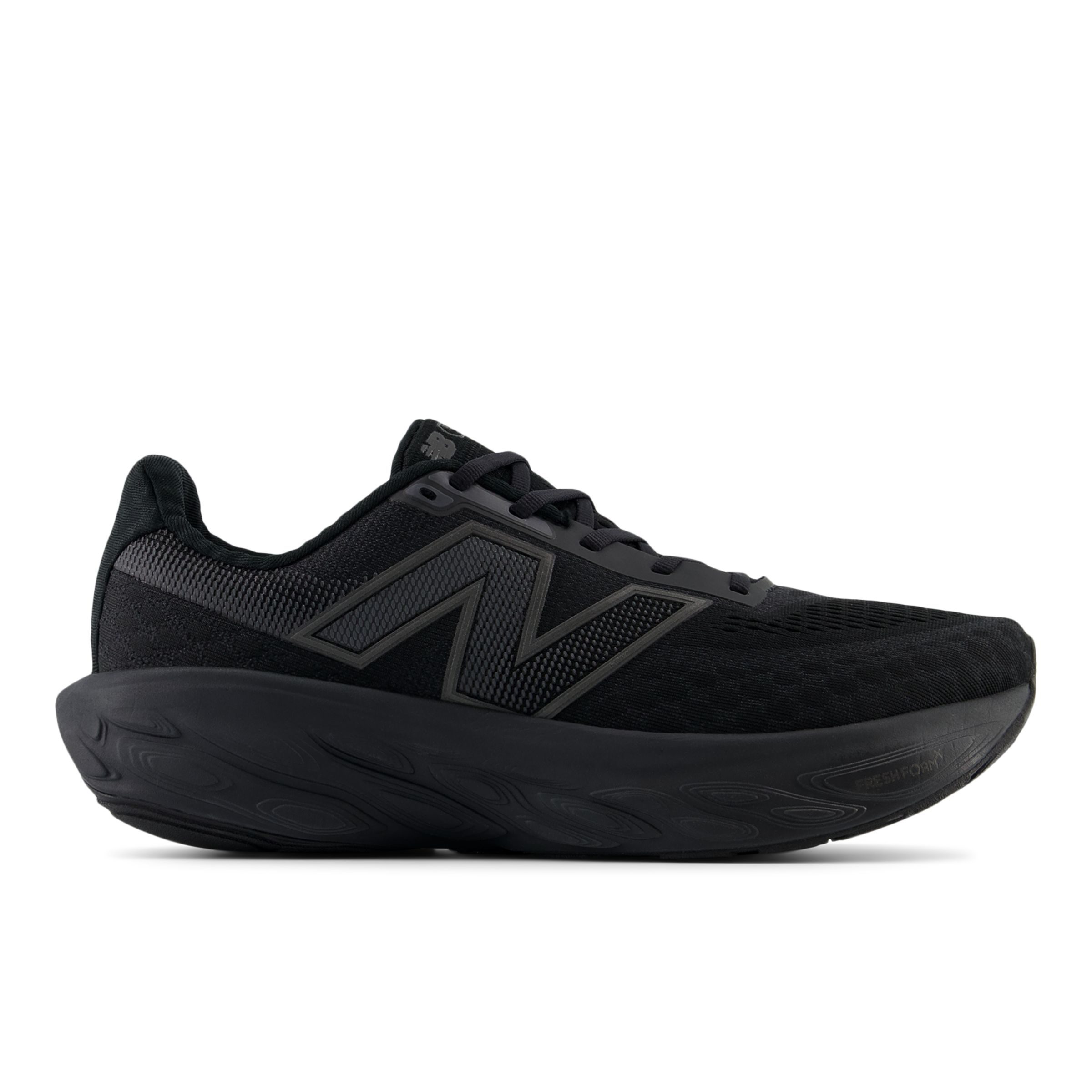 New Balance Men's Fresh Foam X 1080 v14 in Black Synthetic, size 7.5