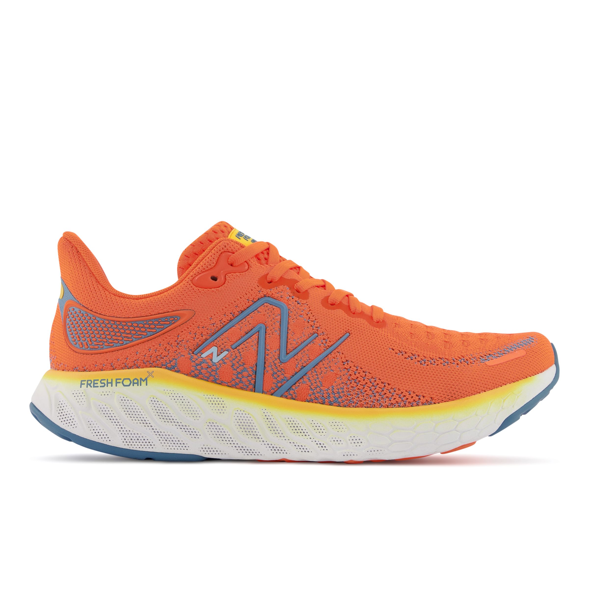 

New Balance Men's Fresh Foam X 1080v12 Orange/Blue/Yellow - Orange/Blue/Yellow