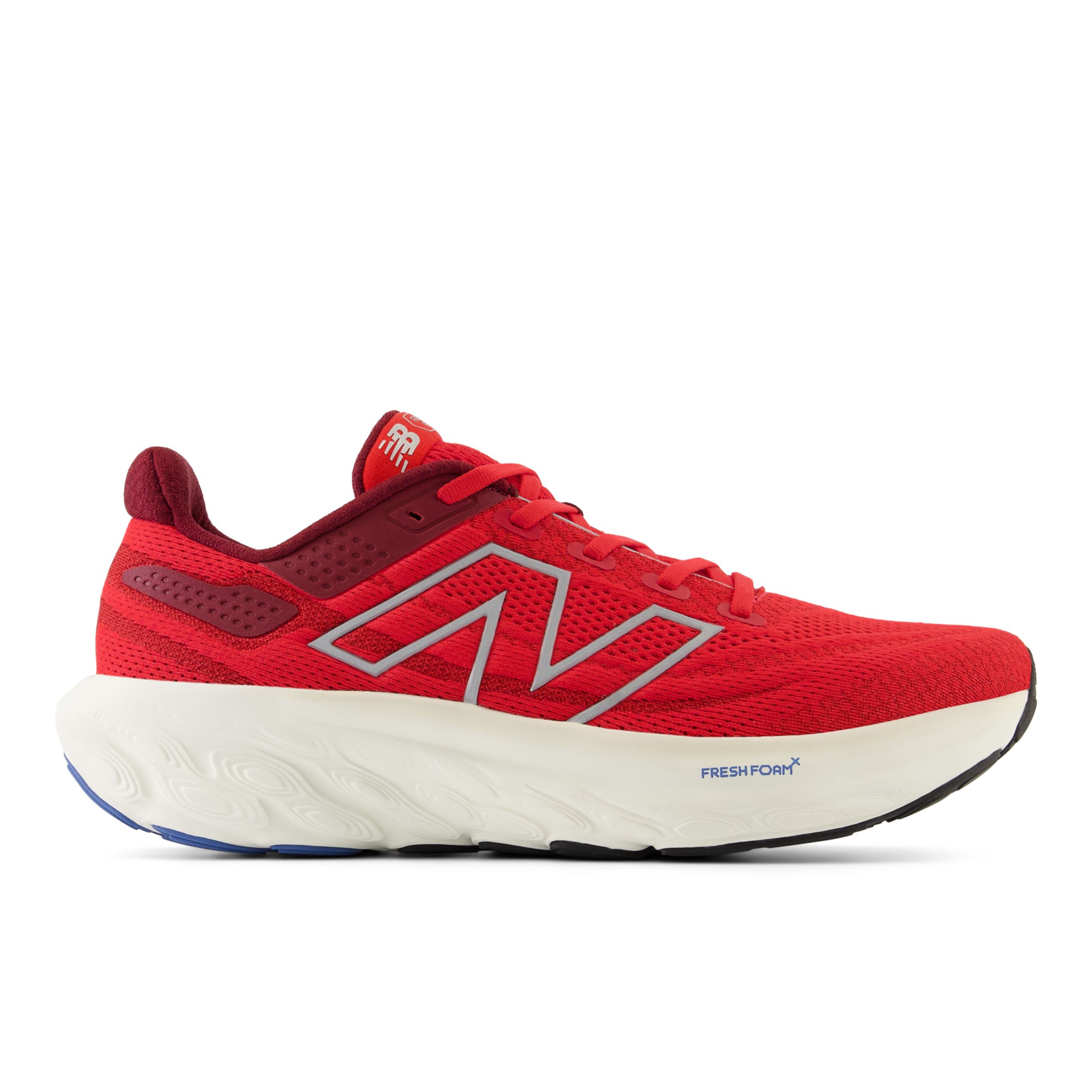 

New Balance Homme Fresh Foam X 1080 v13 en Rouge/Gris, Synthetic, Taille 47.5 Large