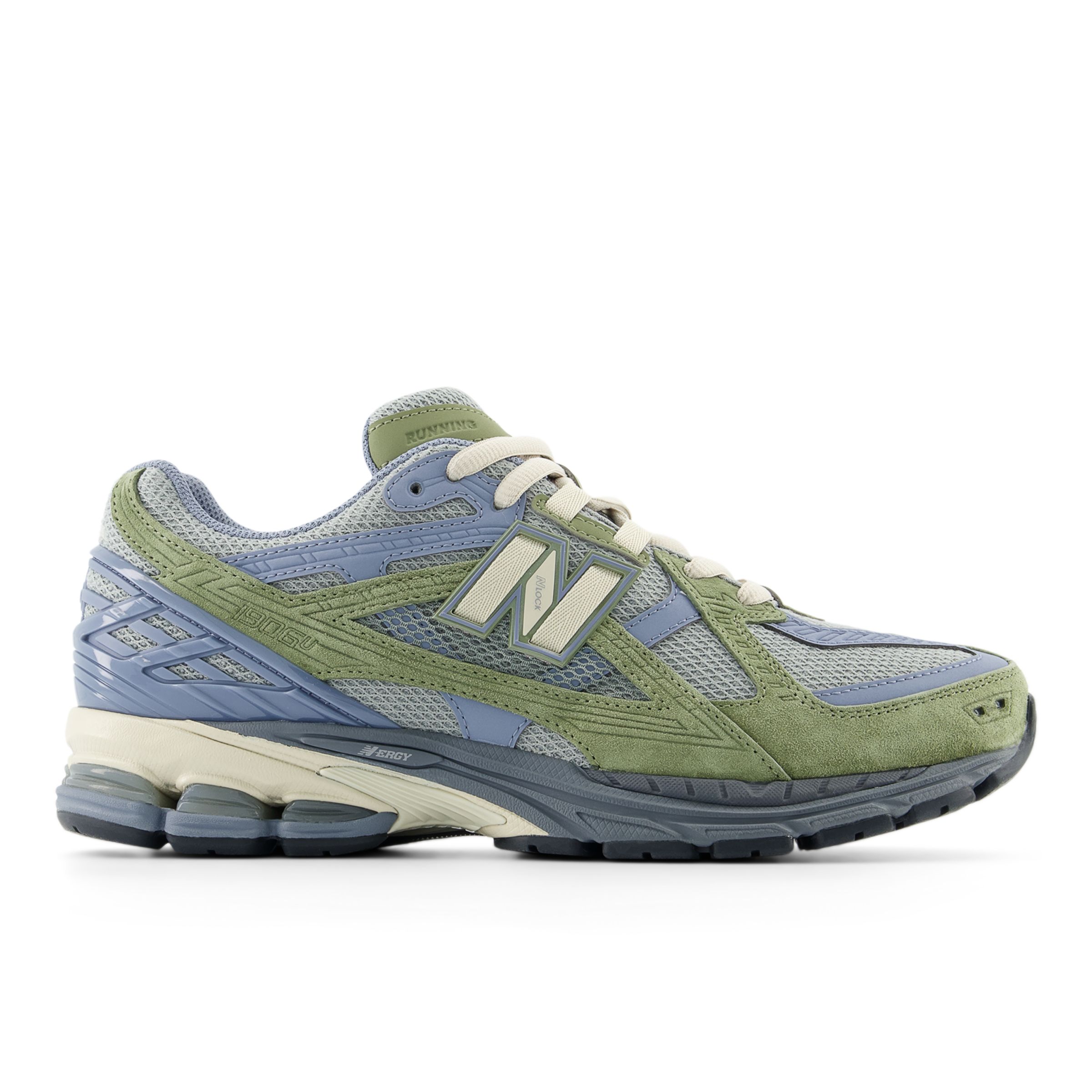 New Balance Men's 1906 Utility in Grey/Green Leather, size 11.5