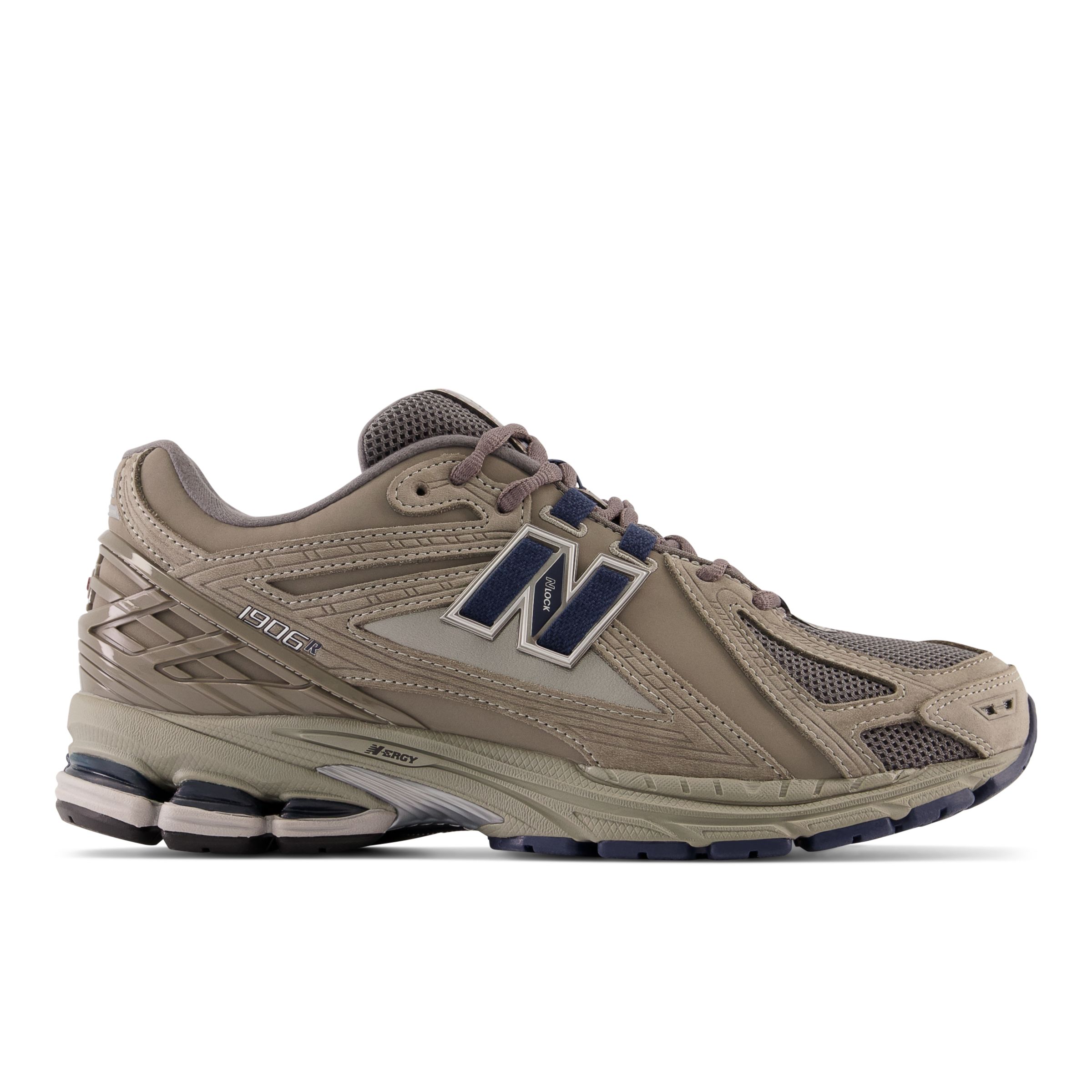 

New Balance Homme 1906R en Gris/Bleu, Leather, Taille 41.5 Large