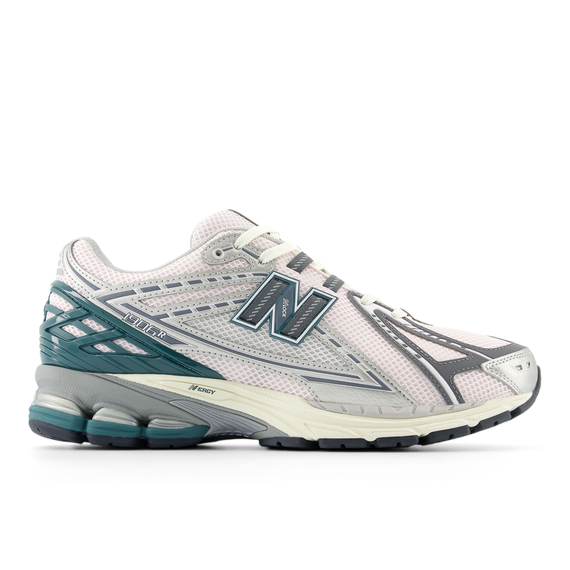 

New Balance Unisex 1906R Grey/Pink/Green - Grey/Pink/Green