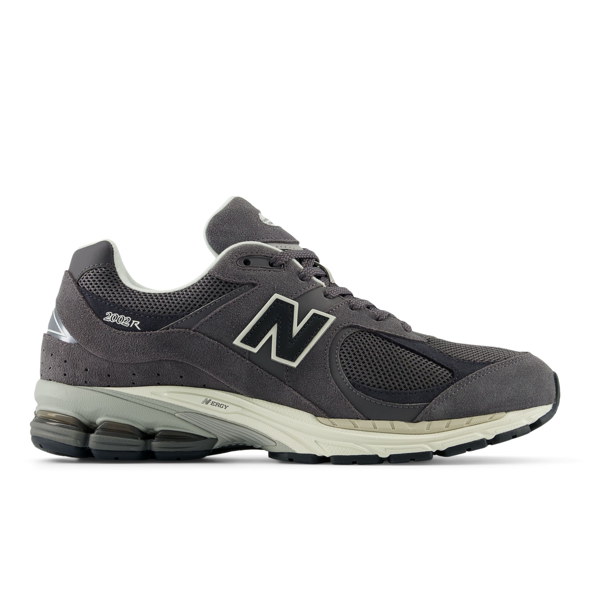 

New Balance Men's 2002R Grey/Black/White - Grey/Black/White